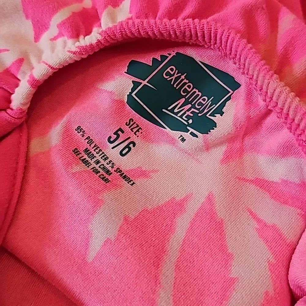 Pink and white Hawaiian dress size 5/6 - Picture 6 of 6
